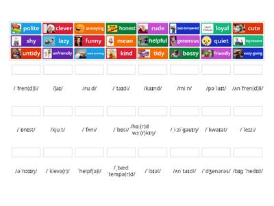 10 b Personality adjectives