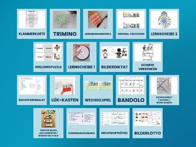 FLIP ANALOGE Übungen und Lernspiele - mit Selbstkontrolle