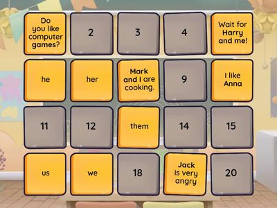 Object/ subject pronouns