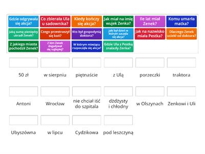 Test z lektury ,,Ten obcy"