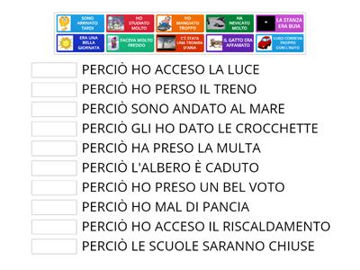 COLLEGA OGNI CAUSA AL SUO POSSIBILE EFFETTO