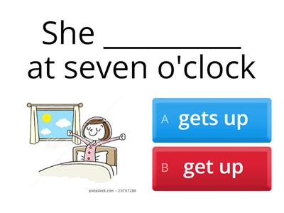 Daily Routine 3rd person - KIDS 3