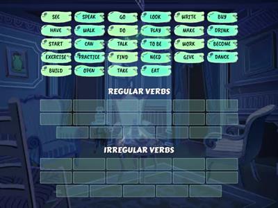 REGULAR AND IRREGULAR VERBS