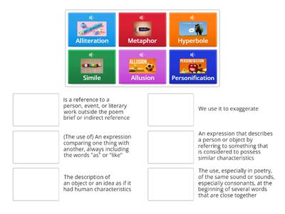 Matching Figurative language