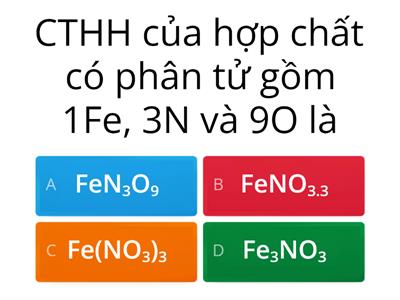 Công thức hóa học 