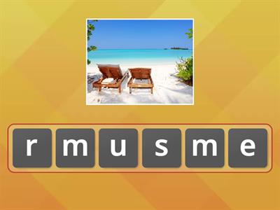 Put the words in the correct order!