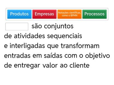 Junte o conceito à definição 