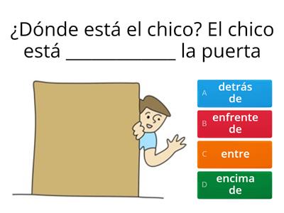 Preposiciones en español