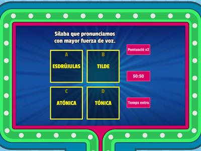 REPASO DE LAS NORMAS ORTOGRÁFICAS: LA TILDE