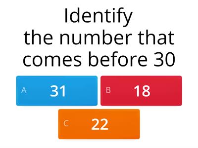  Before,  After,in Between Numbers