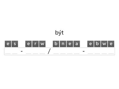 Irregular verbs (part 1: be-fall)