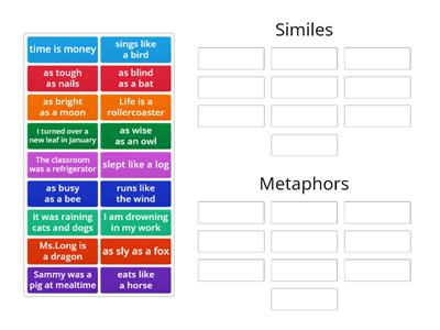 Similes and Metaphors