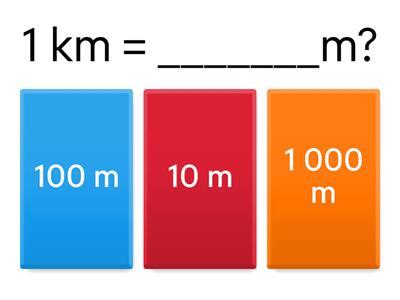 Längenquiz 5. Klasse 