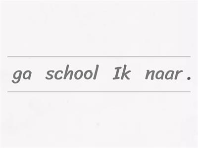 Zinsbouw: Onderwerp (wie of wat), persoonsvorm (werkwoord), rest van de zin.