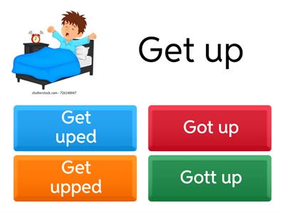 Regular and irregular verbs