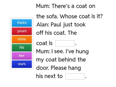 ND P5 English Possessive pronouns