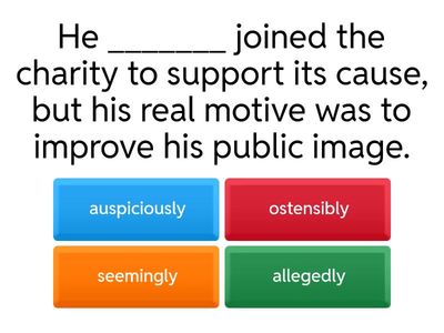 Vocabulary review pp 36-39 B