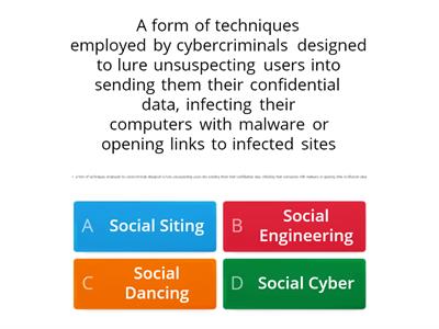 S3 Cyber Secuirty Quiz