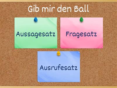 Zuordnung Satzarten Kl.2