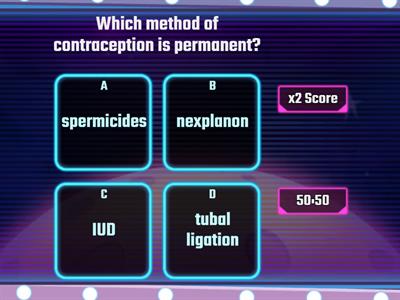 Reproductive System Practice Quiz