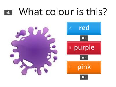 Vocabulary: Colours (Level beginner 4B)