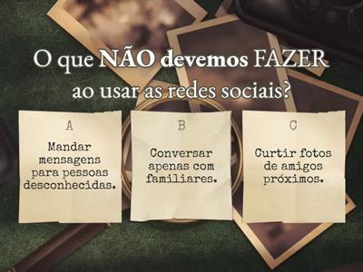 Uso das redes sociais