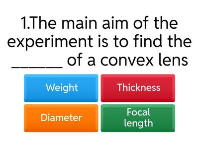 JKC  Experiment Focal Length of a Convex Lens by Displacement Method