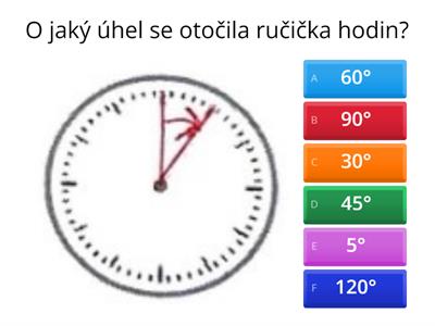 Hejného matematika - ciferník, úhly 5. třída