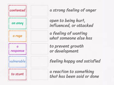 Vocabulary Matching: Emotions and Feelings