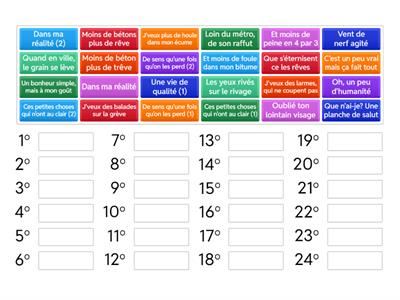 Ton Visage - Compléter la parole
