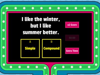 Simple and Compound Sentences