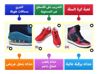 أحذية الرياضيين و المقارنة بينها