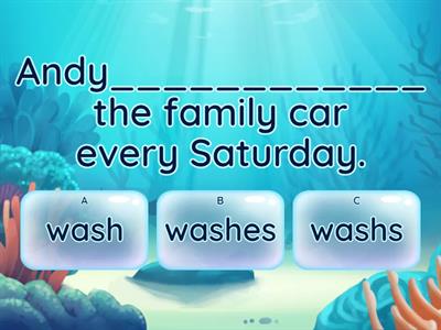  Present Simple Quiz - Affirmative and Negative