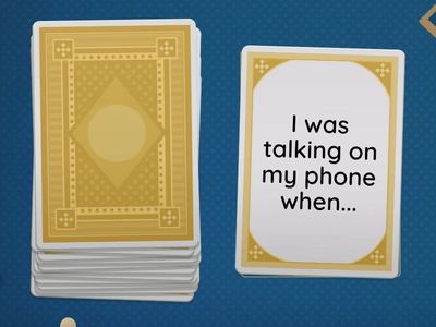 Past simple and past continuous (when/while)