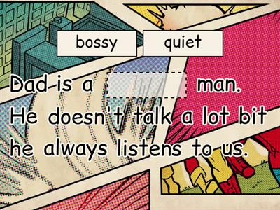 Personality adjectives (Go getter 3)