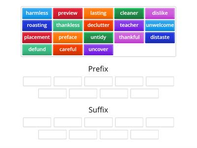 Prefix and Suffix sort