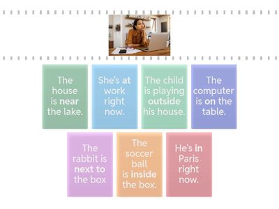 Prepositions of place quiz