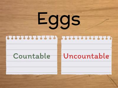Countables or uncountables? - Giovana