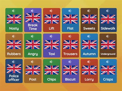 BRITISH and AMERICAN ENGLISH