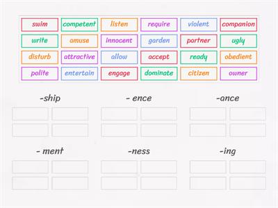 Word formation. Abstract nouns. Lesson 1. 