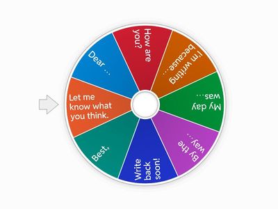 Guess the parts of informal email.