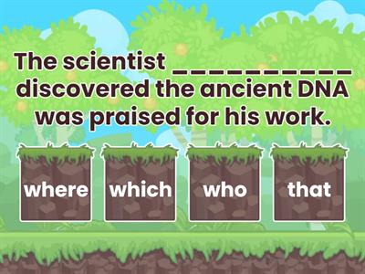 Jurassic World - Choose the Correct Relative Pronoun