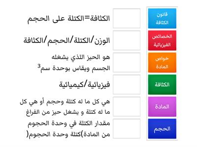 المادة(العلوم)