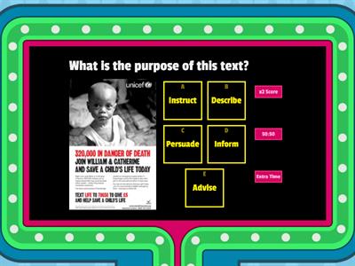 Functional Skills Purposes of Texts