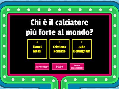 Indovina le cose di calcio.