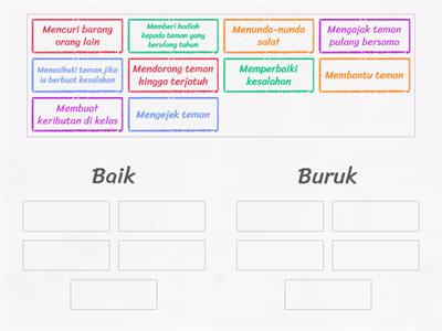 Perbuatan baik dan buruk