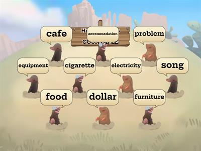 Countable / Uncountable A2/B1