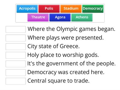 Unit 2: Ancient Greece Vocabulary 