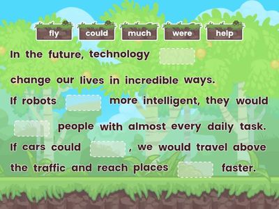 Future technologies. Conditional 2