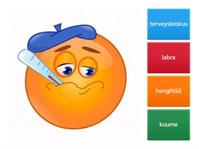 Hanna on sairas - sanastoa, lentävä hedelmä